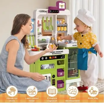 Home Kitchen Set With Spray - სათამაშო სამზარეულო, 4 image