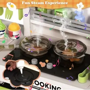Home Kitchen Set With Spray - სათამაშო სამზარეულო, 9 image