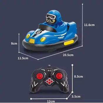 Remote Control Bumper Car With Light And Sound -  სათამაშო დისტანციური მანქანა განათებით და ხმოვანი ფუნქციით, 8 image