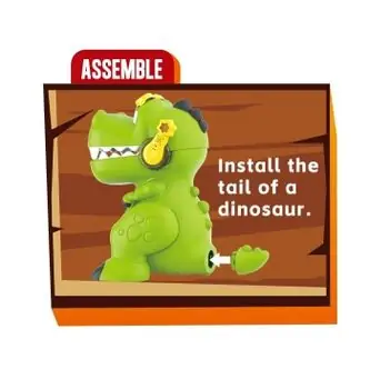 Big Mouth Storage Dinosaur With 28 Small Dinosaurs - სათამაშო დინოზავრი, 10 image