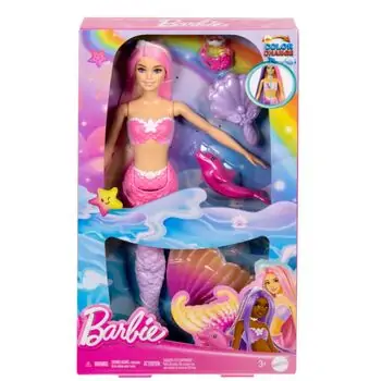 Barbie “Malibu” Mermaid Doll With Color Change Feature - ბარბის თოჯინა აქსესუარებით, 6 image