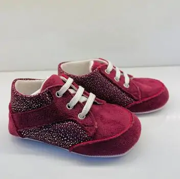 Papulin Baby Shoes 0-12 Months 4277 ჩვილის ფეხსაცმელი RED