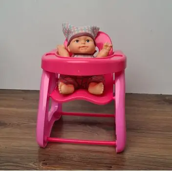 TOY DOLL WITH BABY SITTER სათამაშო თოჯინა სკამით, 3 image