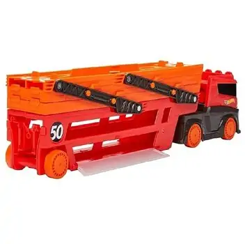 Hot Wheels Mega Truck - სათამაშო მანქანების გადამყვანი, 3 image