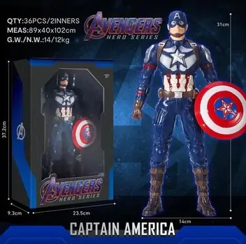 Avengers Hero Series Captain America Figure - სათამაშო ფიგურა