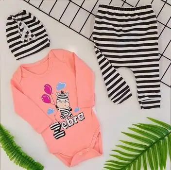 Lovely Zebra Clothes Set საბავშვო ტანსაცმლის ნაკრები