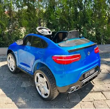Mercedes Benz Painted Blue - ელექტრო მანქანა კაუჩუკის საბურავებით, 6 image