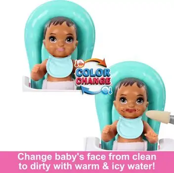 Barbie Skipper Babysitters Inc & Playset HTK34	- ბარბის თოჯინა აქსესუარებით, 4 image