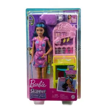 Barbie Skipper Doll and Ear-Piercer Set with Piercing Tool and Accessories - ბარბის თოჯინა აქსესუარებით, 6 image