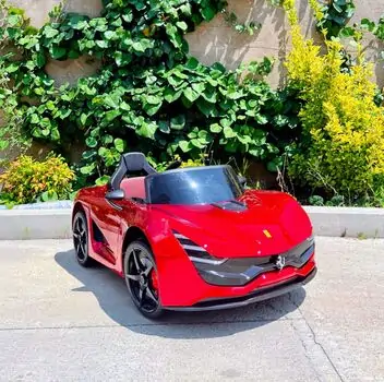 Ferrari Electric Car Painting Red - ელექტრო მანქანა