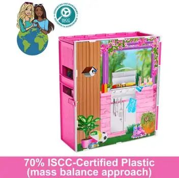 Barbie Getaway Doll House With Barbie Doll - ბარბის სათამაშო სახლი, 3 image