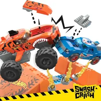 MEGA Hot Wheels Monster Trucks Toy Building Set - საბავშვო სათამაშო ტრასა, 3 image