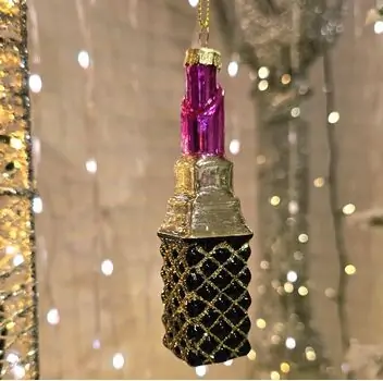 Lipstick Christmas Hanging Decoration - ნაძვის ხის სათამაშო