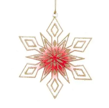 Snowflake Hanging Decoration - ნაძვის ხის სათამაშო