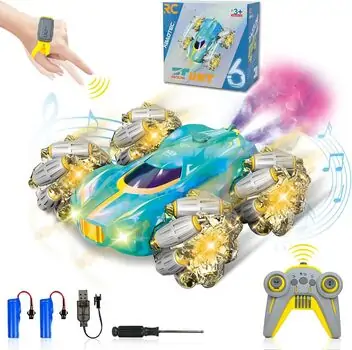 RC Car With 360° Rotation, Spray, Music And Light -  სათამაშო დისტანციური მანქანა განათებით, მუსიკით და ორთქლით, 2 image