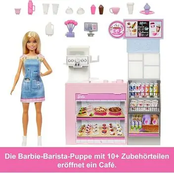 Barbie Naschcafé Blonde Barista - ქერა ბარისტა ბარბი, 4 image