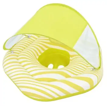 Bestway 32334 Swim Safe Comfort Plush Shaded 2-Ring Baby Boat  - გასაბერი კამერა