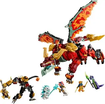 Lego Ninjago 71868 Wyldfyre's Transforming Dragon Mech, 5 image