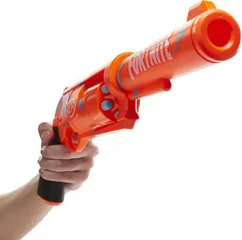 NERF Fortnite 6-SH Dart Blaster Camo Pulse Wrap, Hammer Action Priming HAS-F2678 ბლასტერი რბილი ტყვიებით, 6 image