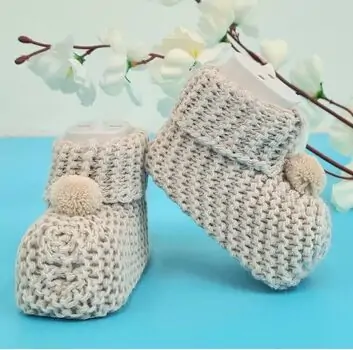 Baby Knitted Socks 5050 BEBICCINO საბავშვო წინდები Light Grey