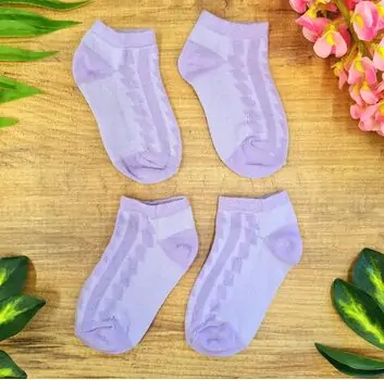 Baby Socks Cotton Purple საბავშვო წინდები