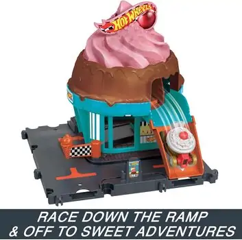Hot Wheels City Downtown Car Park Playset ჰოთ ვილსის ტრასა, 5 image