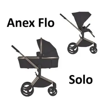 Anex Flo 2x1 Solo საბავშვო ეტლის კომპლექტი