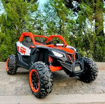 RC Racing Super Car Orange - ელექტრო მანქანა კაუჩუკის საბურავებით