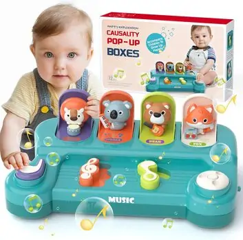 Baby Yard Forest Animals Pop Up Toy - განსავითარებელი სათამაშო, 3 image