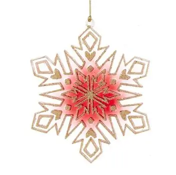 Snowflake Hanging Decoration - ნაძვის ხის სათამაშო, 2 image