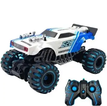 Tire Control Car With Lights - სათამაშო მანქანა დისტანციური მართვით და განათებით