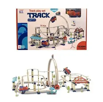 Train Track Set With One Loop - სათამაშო რკინიგზა, 2 image