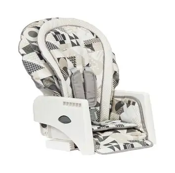 Graco DUODINER DLX 6IN1 PATCHWORK GREY საკვები სკამ-მაგიდა, 13 image