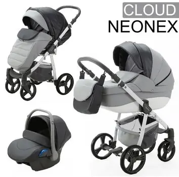 Adamex Neonex Cloud 3x1 საბავშვო ეტლის კომპლექტი