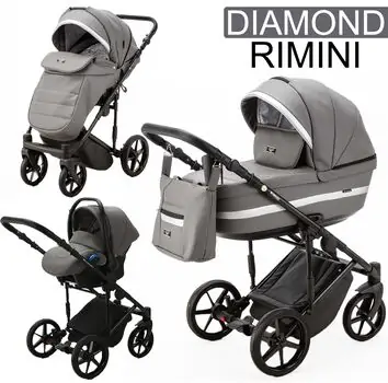 Adamex Rimini Diamond 3x1 საბავშვო ეტლის კომპლექტი