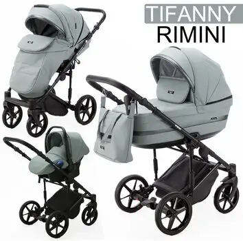 Adamex Rimini Tiffany 3x1 საბავშვო ეტლის კომპლექტი