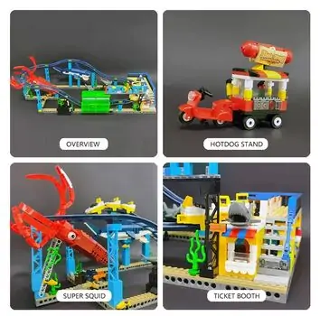 DEEP OCEAN ROLLER COASTER CONSTRUCTOR 37400 კონსტრუქტორი აკვაპარკი, 2 image