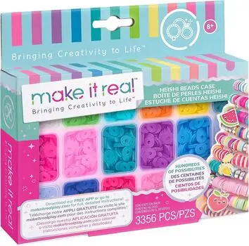 Make It Real Heishi Beads Kit - აქსესუარების გასაკეთებელი ნაკრები