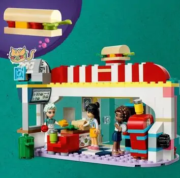 LEGO Friends Heartlake Downtown Diner 41728, 3 image