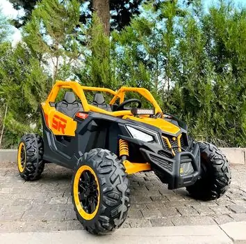 RC Racing Super Car Yellow - ელექტრო მანქანა კაუჩუკის საბურავებით, 2 image
