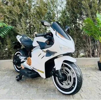 Electric Motorcycle White - ელექტრო მოტოციკლი