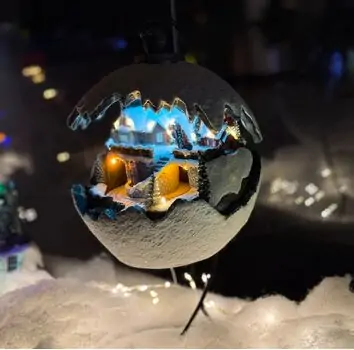 Christmas Decoration With Led - საახალწლო დეკორაცია განათებით