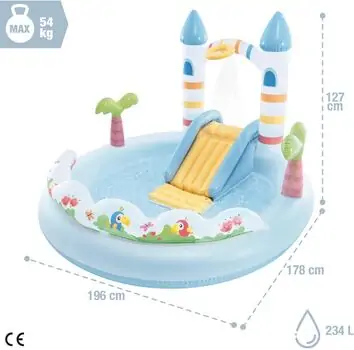 Intex 56148NP Unicorn Castle Play Center - გასაბერი ცენტრი, 4 image