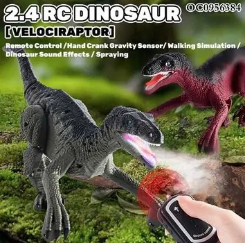 Remote Control Velociraptor - სათამაშო დისტანციურად მართვადი დინოზავრი, 5 image