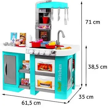 KITCHEN SET FOR ROLE PLAYING ფუნქციური საბავშვო სამზარეულო  OT2061, 3 image