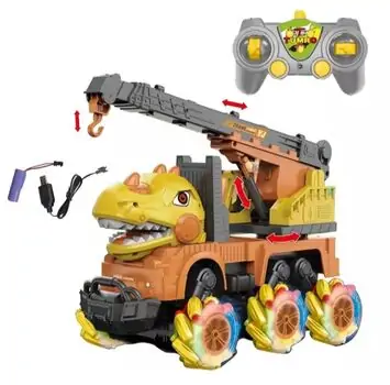 Monster Truck DINOSAUR ENGINEERING VEHICLE YJ-078-1 საბავშვო სათამაშო დინოზავრი დისტანციური მართვით, 3 image