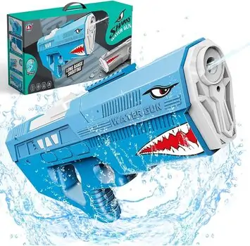 Electric Shark Water Gun 43 CM - სათამაშო წყლის თოფი