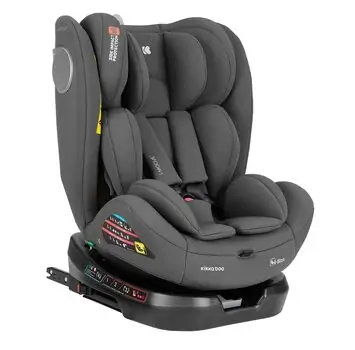 KikkaBoo i-Moove 2 i-SIZE Dark Grey - მანქანის სავარძელი (ქარსითი)