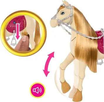 Barbie Horse with Sounds - ბარბის ცხენი ხმოვანი ფუნქციით, 5 image