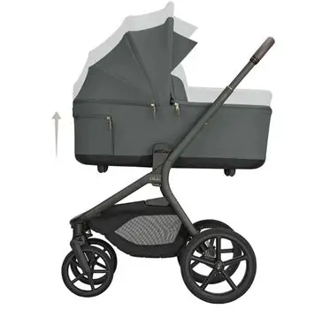 KikkaBoo Goya Platinum Olive 3 in1 - საბავშვო ეტლის კომპლექტი, 8 image